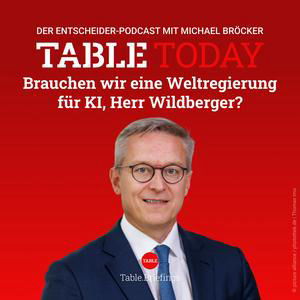 Brauchen wir eine Weltregierung für KI, Karsten Wildberger?