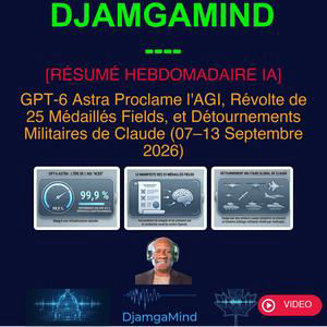 [RÉSUMÉ HEBDOMADAIRE IA - VIDEO] GPT-6 Astra Proclame l'AGI, Révolte de 25 Médaillés Fields, et Détournements Militaires de Claude (07–13 Septembre 2026)