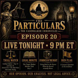 The State Rests, the Defense Answers: Clancy Days 15 & 16 + a Male Voice | The Particulars Ep. 20