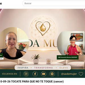 SADA MUJER 10-09-26 TOCATE PARA QUE NO TE TOQUE (cancer)