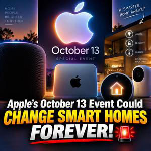 Apple’s October 13 Event Could Change Smart Homes Forever! 🚨