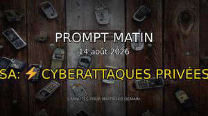 🚨 USA : L'autorisation de CYBERATTAQUES privées va tout changer ? | Prompt Matin - 14 août 2026