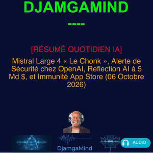 [RÉSUMÉ QUOTIDIEN IA] Mistral Large 4 « Le Chonk », Alerte de Sécurité chez OpenAI, Reflection AI à 5 Md $, et Immunité App Store (06 Octobre 2026)