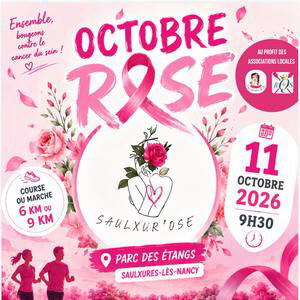 Octobre Rose à Saulxures-lès-Nancy : marche et course solidaires avec Saulxur'Ose