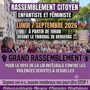 Les manifestations Loi Intégrale reviennent en Dordogne