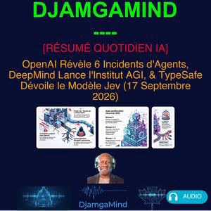 [RÉSUMÉ QUOTIDIEN IA] OpenAI Révèle 6 Incidents d'Agents, DeepMind Lance l'Institut AGI, & TypeSafe Dévoile le Modèle Jev (17 Septembre 2026)