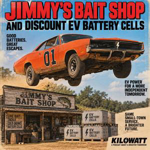 Jimmy’s Bait Shop and Discount EV Battery Cells