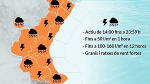 El Tio de la Porra peligra por alerta naranja por fuertes lluvias