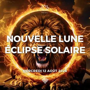 NOUVELLE LUNE & ÉCLIPSE SOLAIRE EN LION - 12 AOÛT 2026 : OSE RAYONNER 🦁