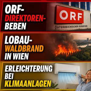 oe24 DAILY - ORF-Direktoren-Beben, Lobau-Waldbrand in Wien & Erleichterung bei Klimaanlagen