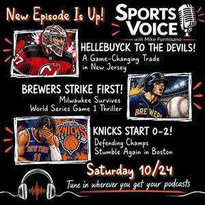 A NHL Devil of a Deal: Hellebuyck to New Jersey, Brewers Take Game 1 & Knicks Start 0-2