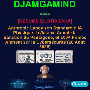 [RÉSUMÉ QUOTIDIEN IA] Anthropic Lance son Standard d'IA Physique, la Justice Annule la Sanction du Pentagone, et 100+ Firmes Alertent sur la Cybersécurité (28 Août 2026)